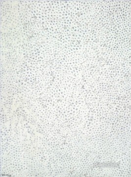 monochrome black white Painting - White No 28 Yayoi Kusama Pop art minimalism feminist